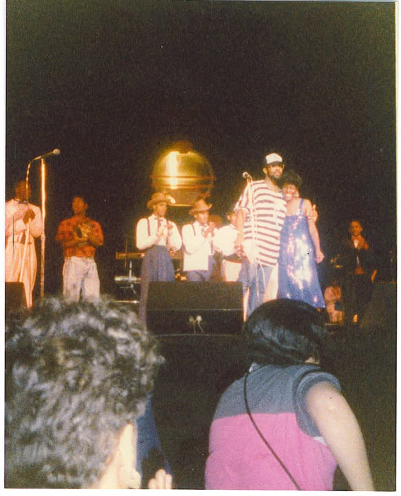 Basil Harris archive photo 17: 1980s — Basil Andrea Champions Newark Symphony Hall