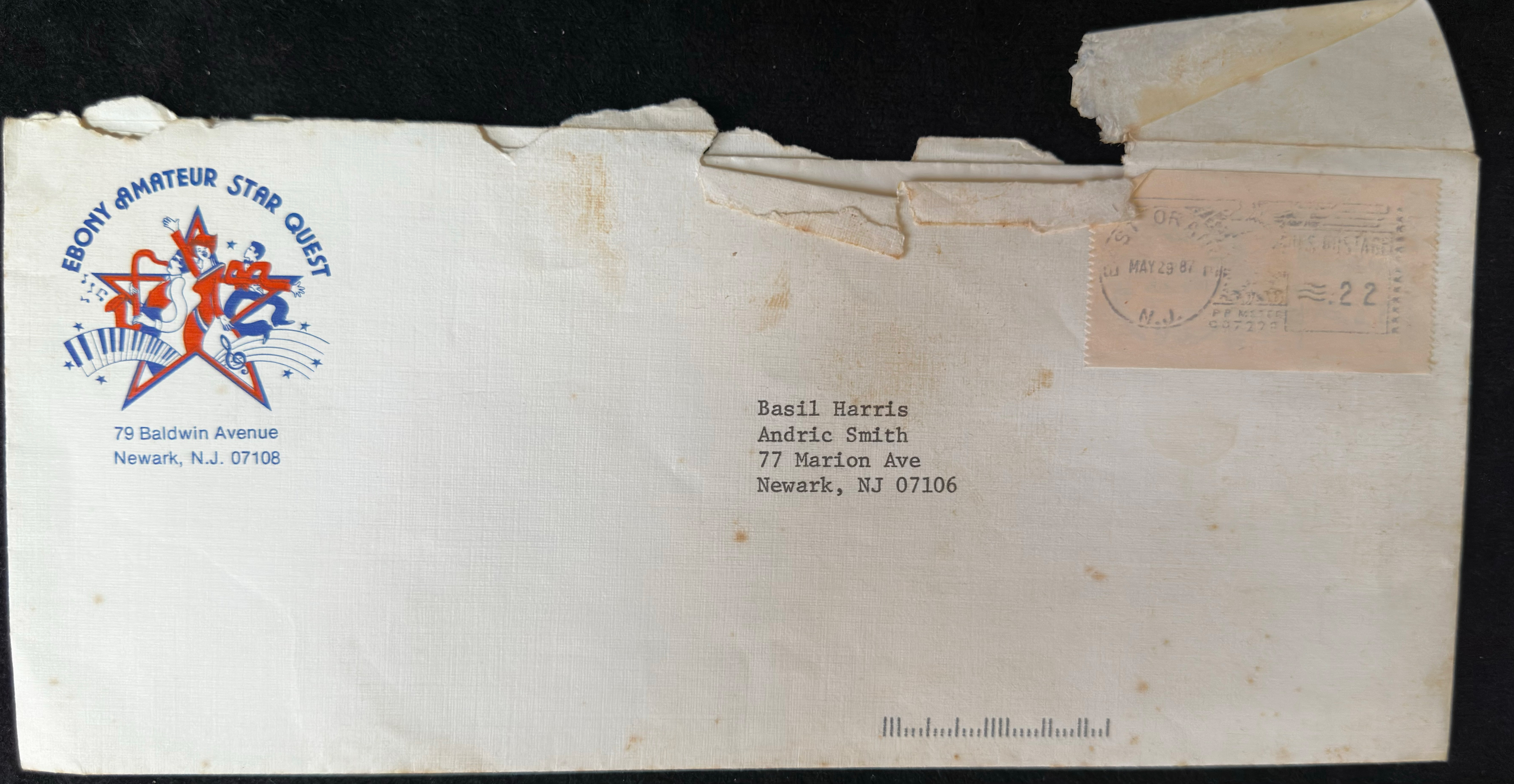Program artifact filed as Symphony Hall talent show.