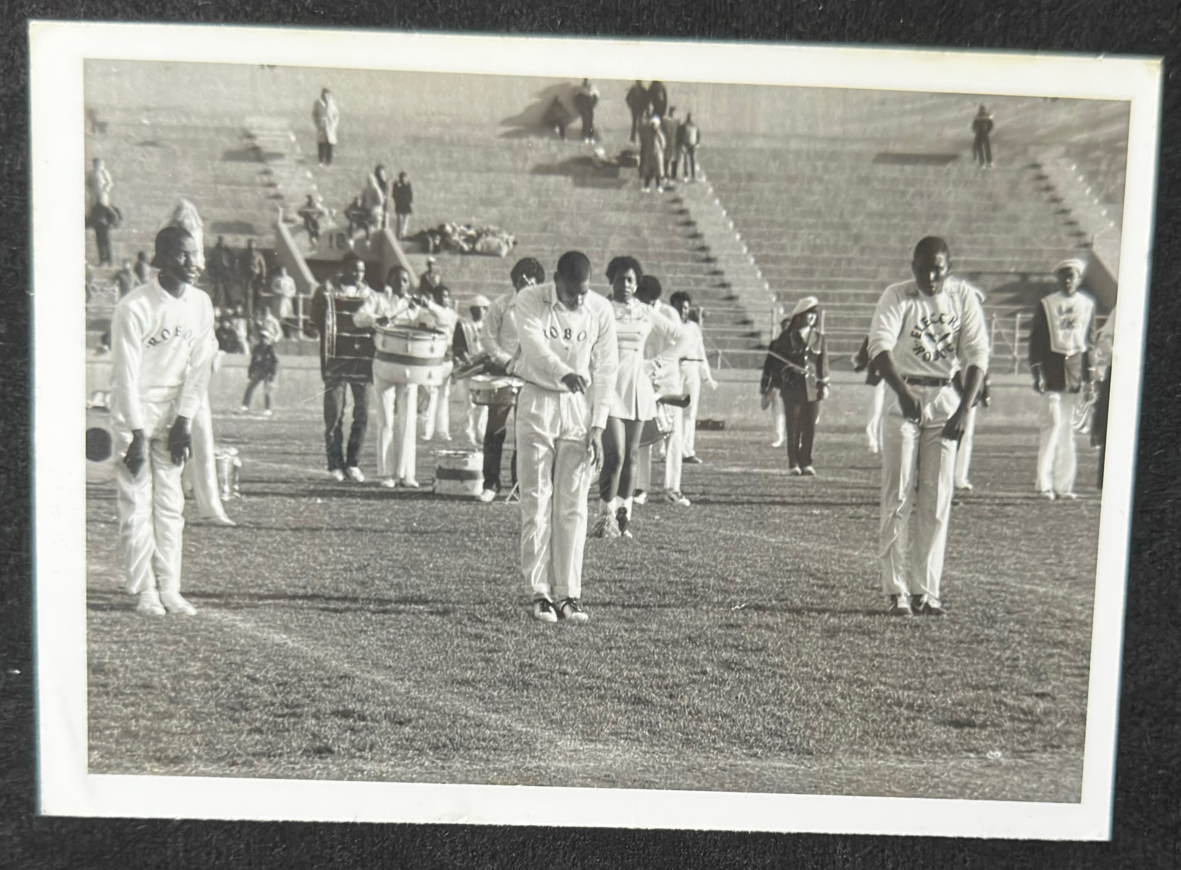 Archive photograph of the band, circa 1980s