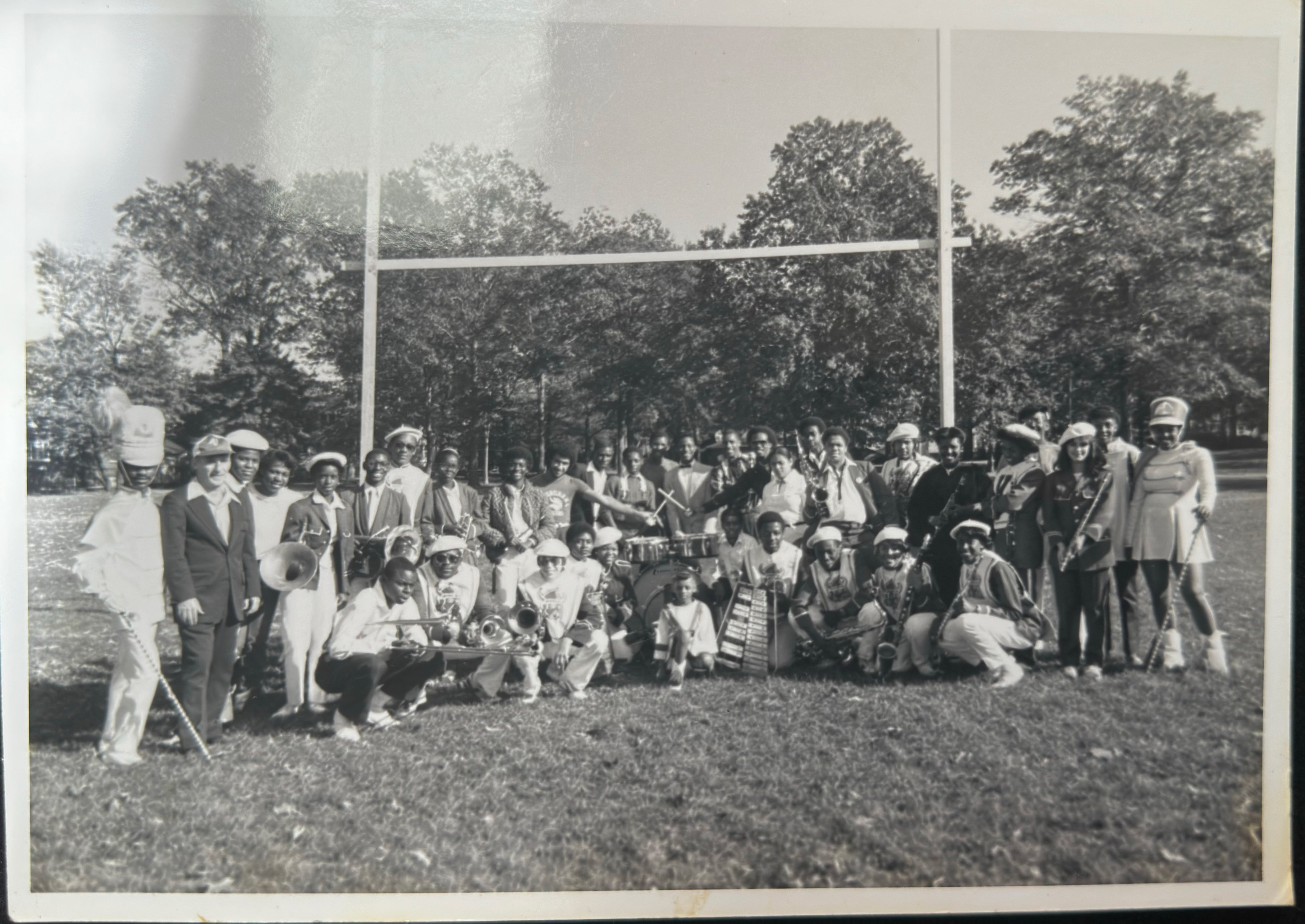 Archive photograph, full band shot